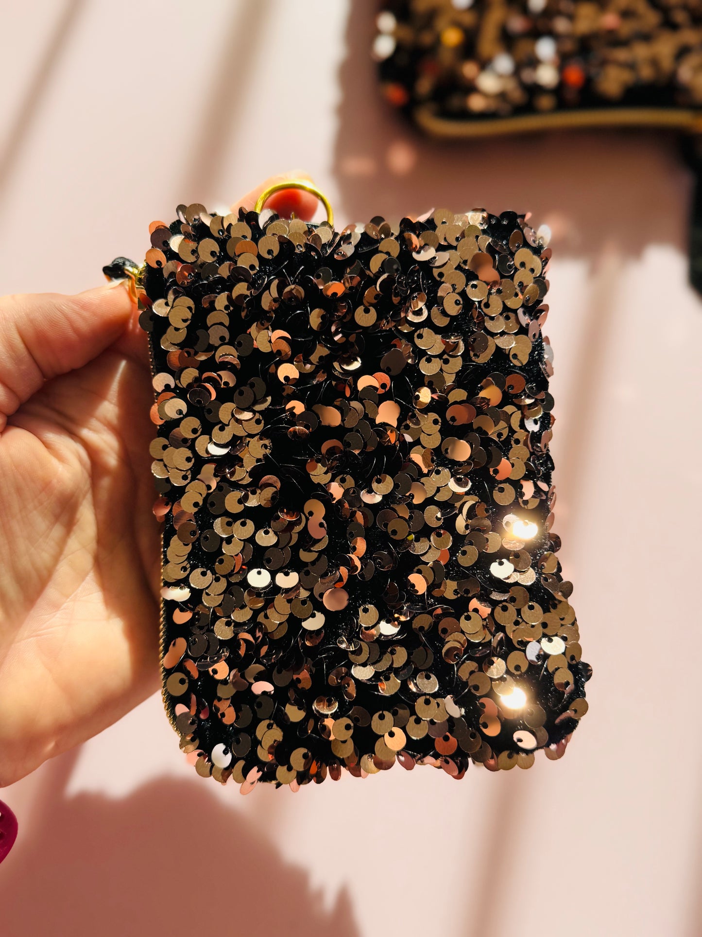 Porte monnaie à sequins