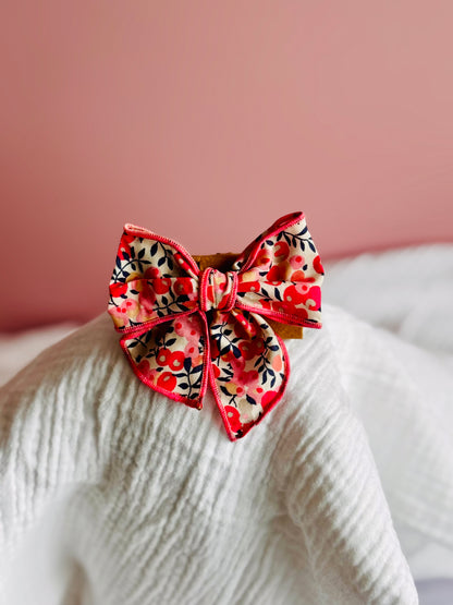 Barette Noeud pince croco