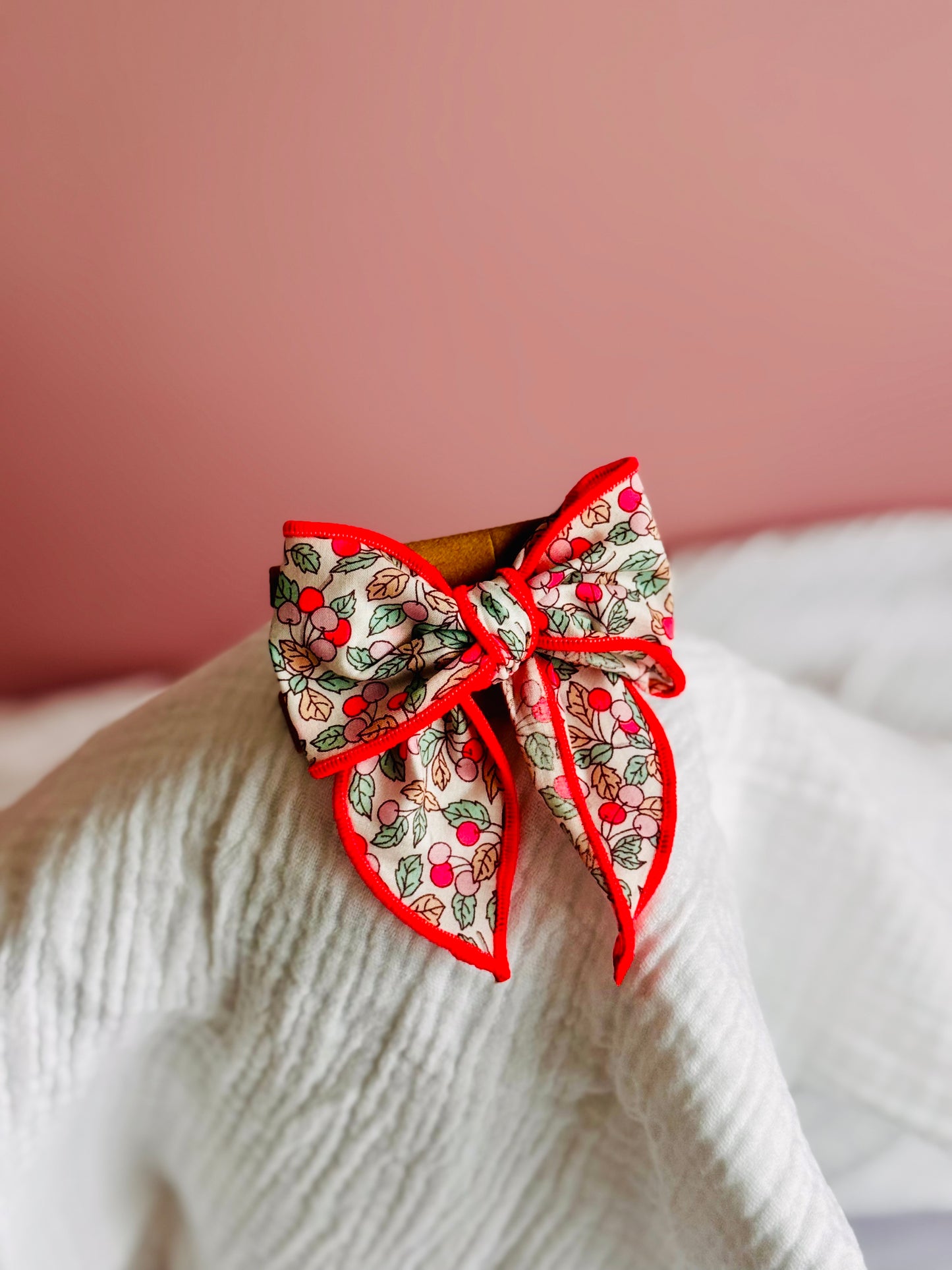 Barette Noeud pince croco