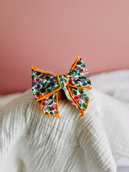 Barette Noeud pince croco