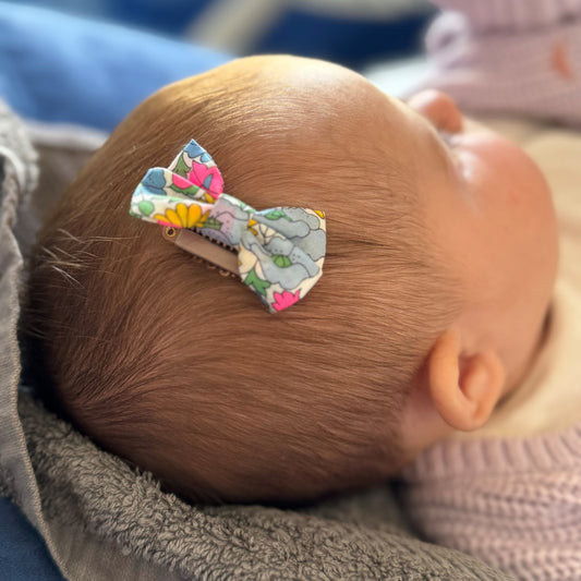 Barrette anti-glisse bébé & cheveux fins – Fait main, à l'unité