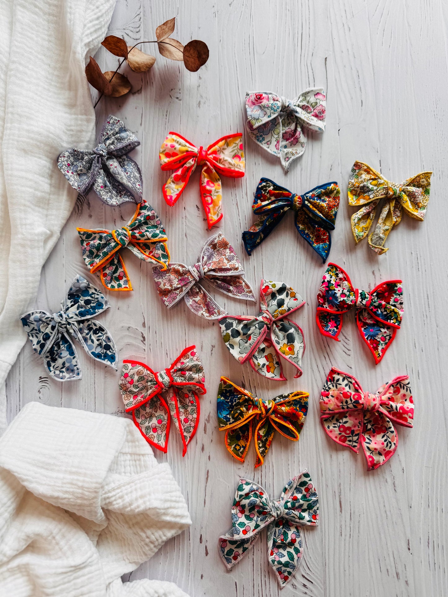 Barette Noeud pince croco