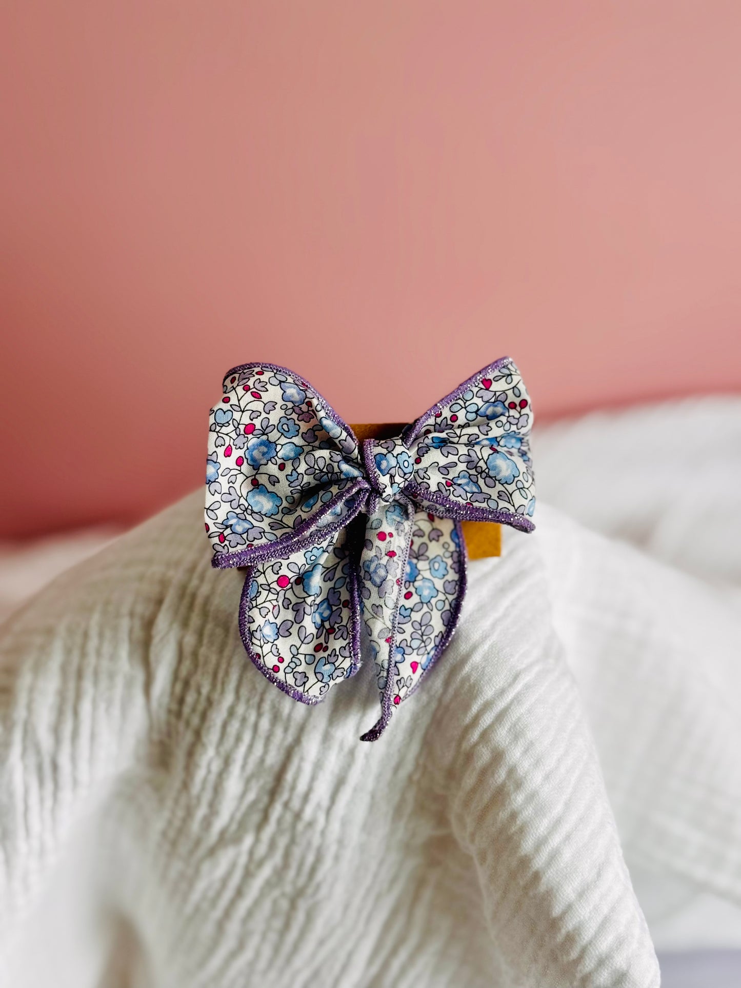 Barette Noeud pince croco