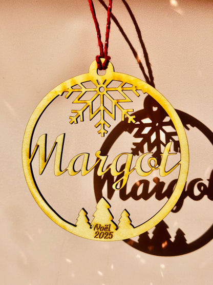 Boule de Noël personnalisée