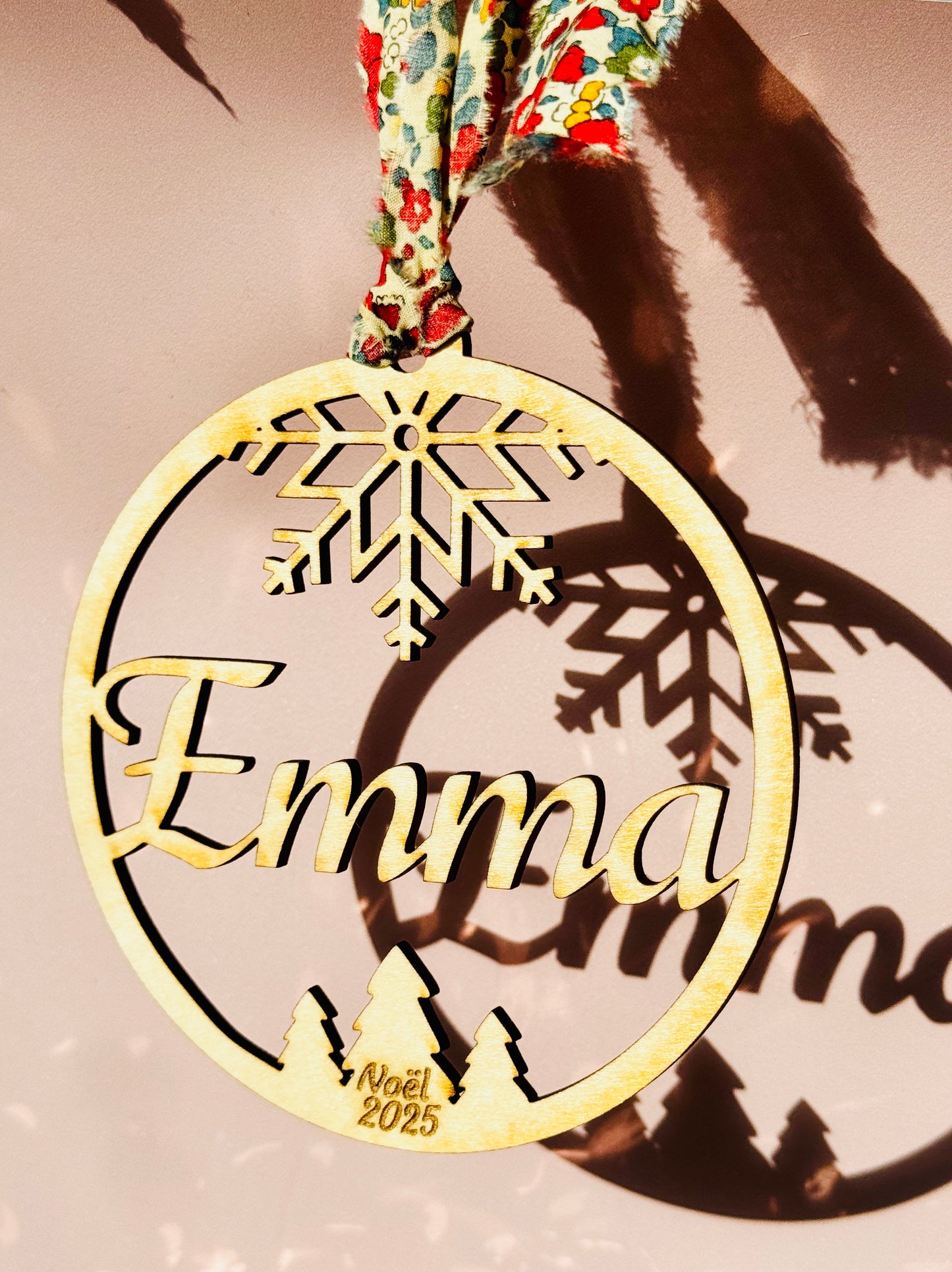 Boule de Noël personnalisée