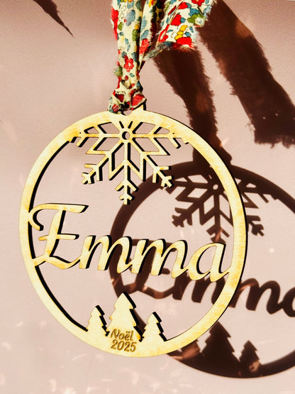 Boule de Noël personnalisée