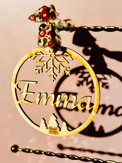 Boule de Noël personnalisée