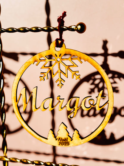 Boule de Noël personnalisée