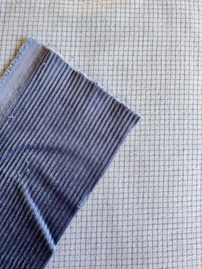 Trousse de toilette velours fait main – Doublure Vichy