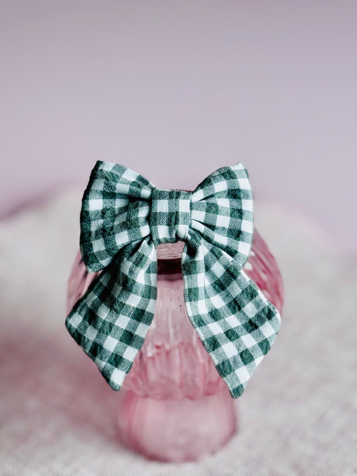 Mini barrette nœud papillon fait main – Pince 5cm, plusieurs tissus